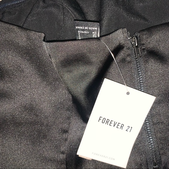 Forever 21 Satin Strapless Crop Top - Picture 10 of 13